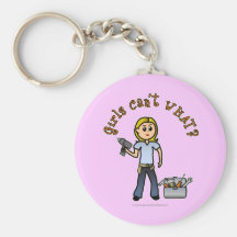 Blonde Do-It-Yourself Diva Keychain