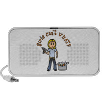 Blonde Do-It-Yourself Diva Speaker System