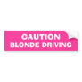 Blonde Driving
