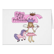 Blonde Fairy Tale Princess Greeting Card