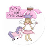Blonde Fairy Tale Princess stickers