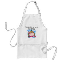 Blonde Future Big Sister Tshirts and Gifts Aprons