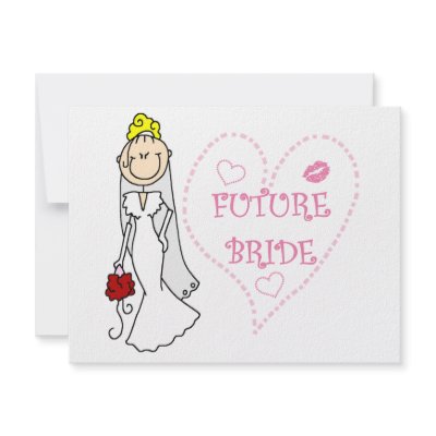 Blonde Future Bride T-shirts and Gifts by weddingsareus