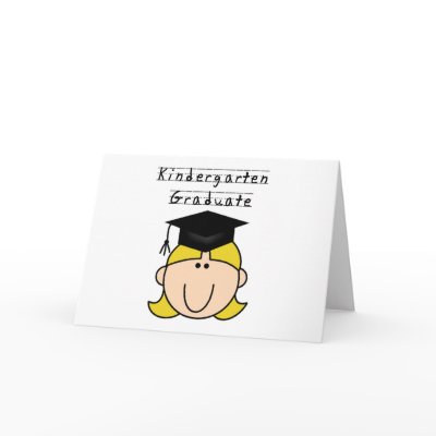 Blonde Girl Kindergarten Graduate by kindergarten_grad