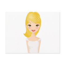 Blonde Girl postcards