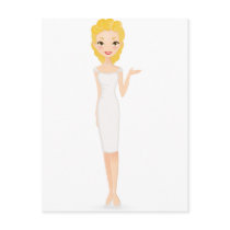 Blonde Girl postcards