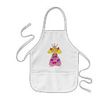 Blonde haired princess apron