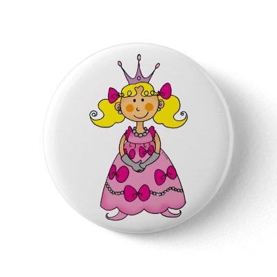 Blonde haired princess buttons by jsoh