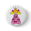 Blonde haired princess buttons