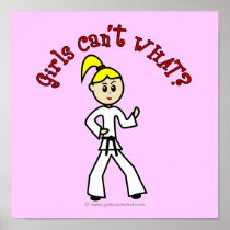 Blonde Karate Girl