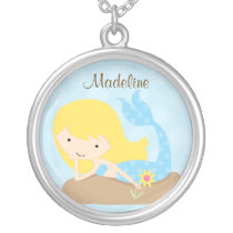 Blonde Mermaid Necklace necklaces