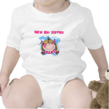 Blonde New Big Sister Tshirts and Gifts