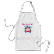 Blonde New Big Sister Tshirts and Gifts Aprons