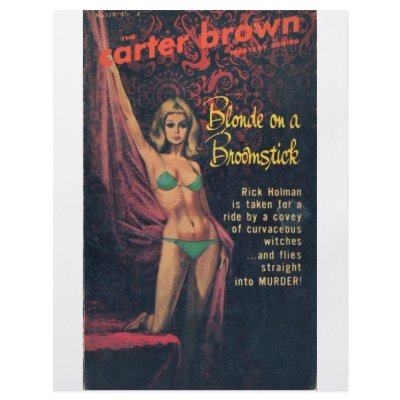 Blonde on a Broomstick Full Color Flyer by spyderfyngers
