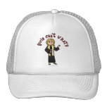 Blonde Preacher Girl Mesh Hat