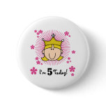 Blonde Princess 5th Birthday