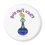 Blonde Rule The World magnets
