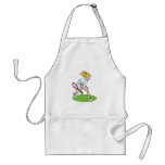 Blonde Tennis Girl Aprons
