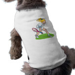 Blonde Tennis Girl Dog Clothes