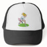 Blonde Tennis Girl Mesh Hat