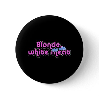 Blonde White Meat Black Buttons by TheFamousLabel