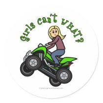Blonde Woman ATV | Four Wheeler Driver