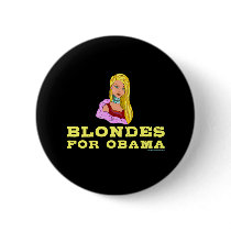 Blondes for Obama Button