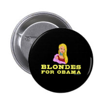 Blondes for Obama Button