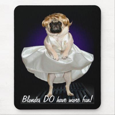 Blondes Mouse Pads by polkabunny