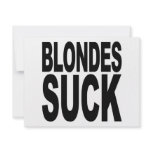 Blondes Suck Announcements