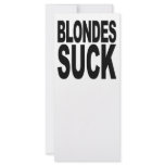 Blondes Suck rack cards