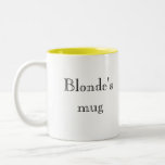 Blonde'smug