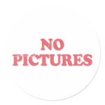 Blondie No Pictures Stickers