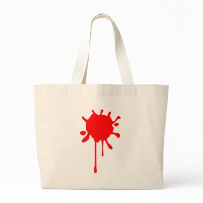 Blood Canvas Bag by Thinkdifferent