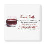 Blood Bath drink recipe Fridge Magnets