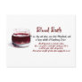 Blood Bath drink recipe Post Card