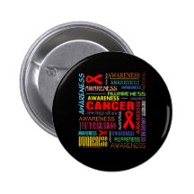 Blood Cancer Awareness Collage Buttons