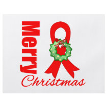 Blood Cancer Awareness Merry Christmas Ribbon Full Colour Flyer