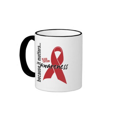 Blood Cancer Awareness Coffee Mug by awarenessgifts