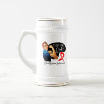 Blood Cancer I Fight Like a Girl Rosie The Riveter Mug