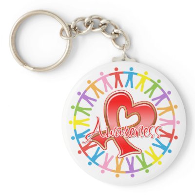 Blood Cancer Unite in Awareness Keychain by giftsforawareness