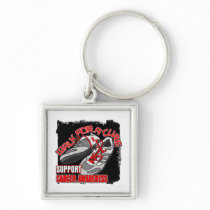 Blood Cancer Walk For A Cure Shoes Keychain
