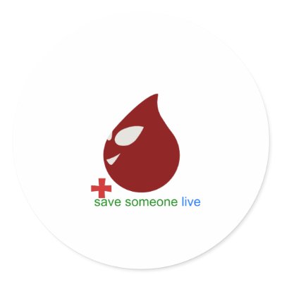 blood donation sticker by ariks1982