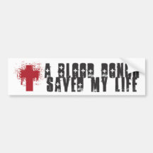 Blood Donor Bumper Stickers