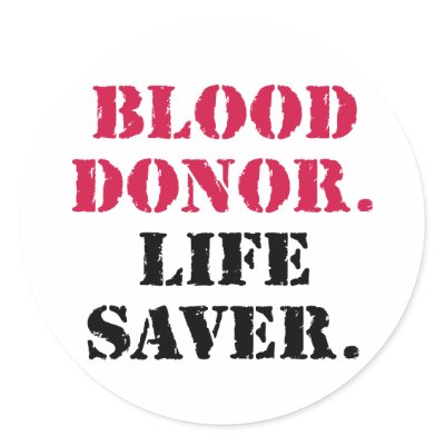Blood Donor. Life Saver. Stickers by bbdesignsco