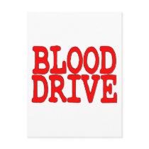 Blood Drive Post Cards