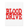 Blood Drive Post Cards