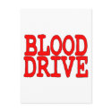 Blood Drive postcards