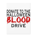 Blood Drive postcards