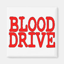 Blood Drive Refrigerator Magnet